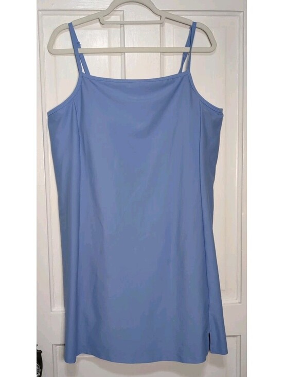 Dresses & Skirts - Old Navy Active Powersoft Go-Dry Cami Dress Blue Built in Shorts Women XXL(1385)